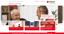 Desktop Screenshot of malteser-duisburg.de